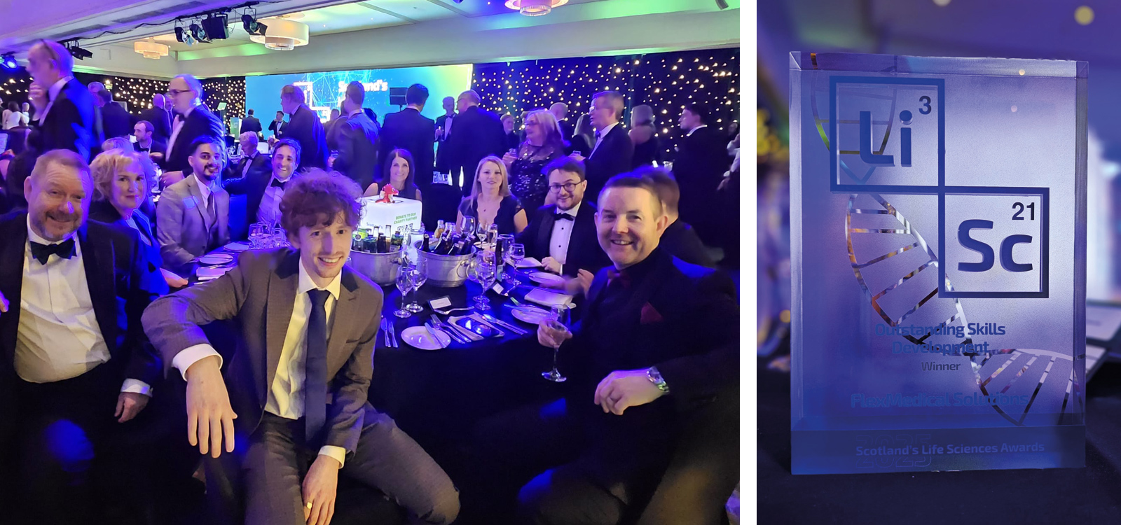 FlexMedical Solutions - Winner for significant and sustainable contribution in increasing skills, and the positive business outcomes achieved as a result.